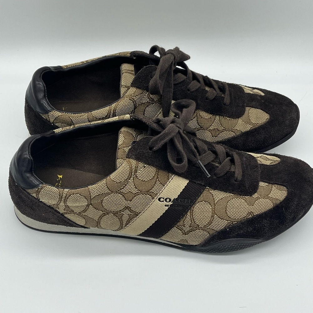 Coach Kelson Signature Brown Women's Sneakers size 8 B